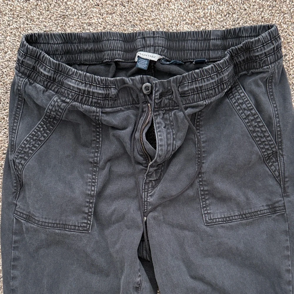 American Eagle Outfitters Black Joggers - Picture 3 of 4